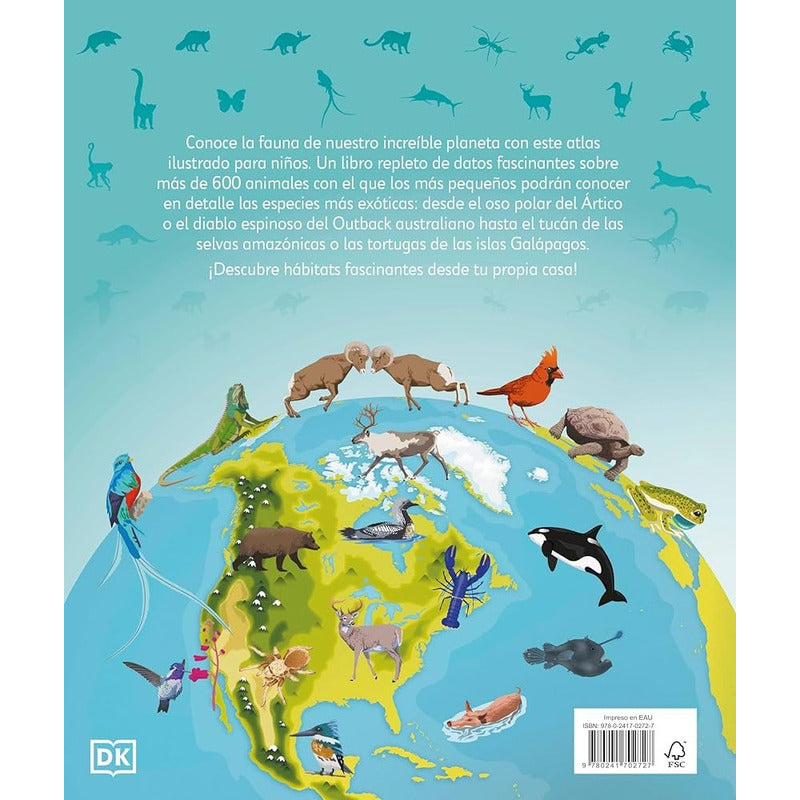 Dk Mi Primer Atlas De Animales (tapa Dura)