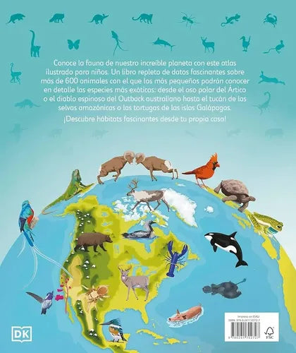 Dk Mi Primer Atlas De Animales (tapa Dura)