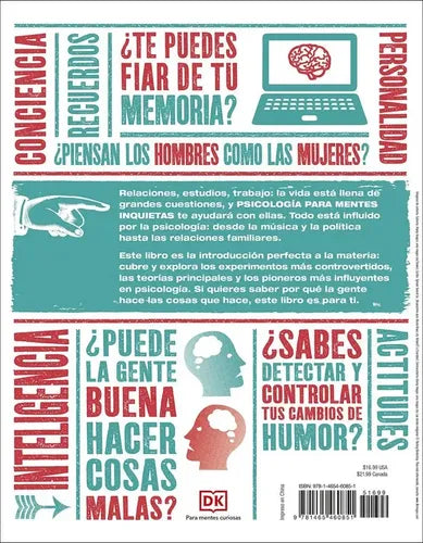 Dk Enciclopedia Psicologia Para Mentes Inquietas (tapa Dura)