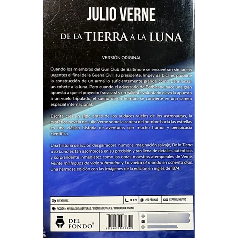 De La Tierra A La Luna / Julio Verne