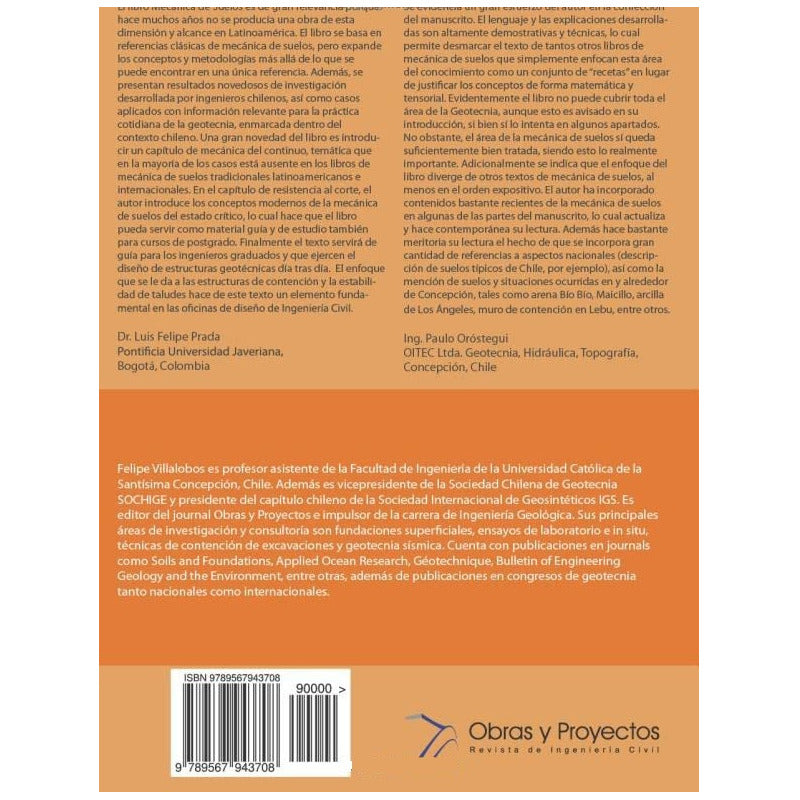 Mecanica De Suelos / Felipe Villalobos