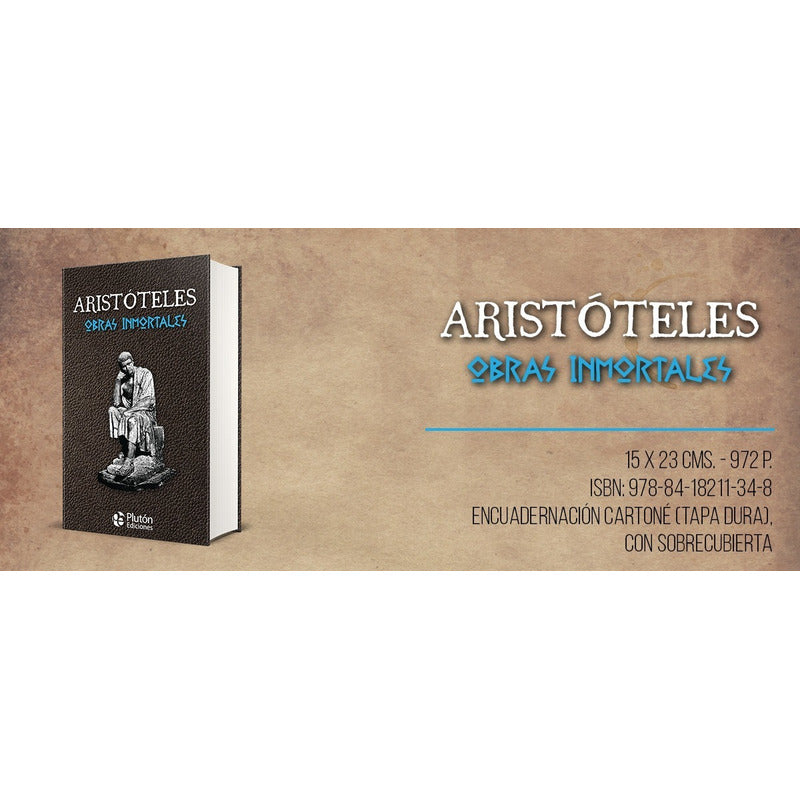 Obras Inmortales De Aristóteles (tapa Dura) / Pluton