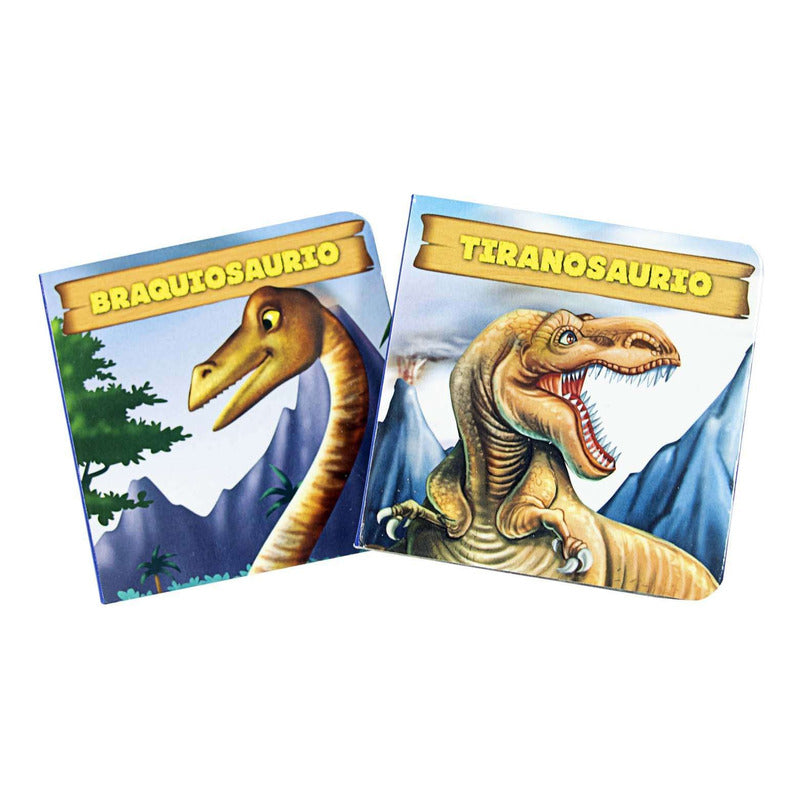 Dinos 6 Libritos Acartonados Cofre Imantado / Lexus