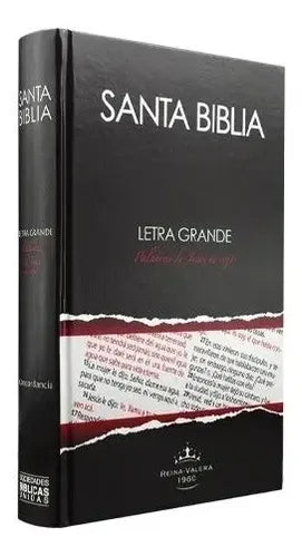 Santa Biblia Letra Grande Palabra Jesús En Rojo Rvr1960 Td