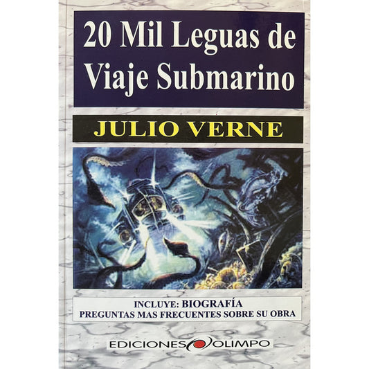 Veinte Mil Leguas De Viaje Submarino / Julio Verne