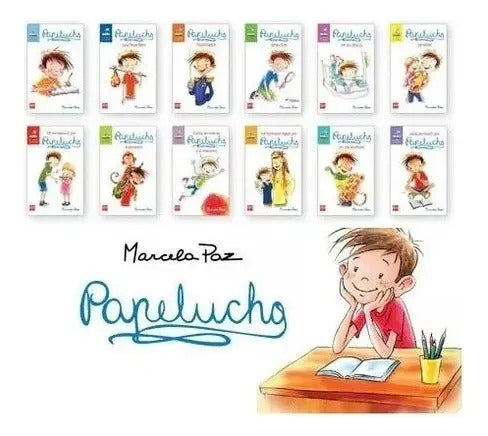 Pack Papelucho Coleccion Completa Ilustrado (12 Tomos) / Paz