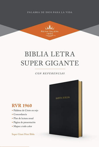 Santa Biblia Letra Super Gigante Con Referencias Rv1960