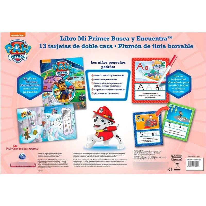 Paw Patrol Mi Primer Busca Y Encuentra (libro + 13 Tarjetas)