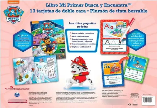 Paw Patrol Mi Primer Busca Y Encuentra (libro + 13 Tarjetas)