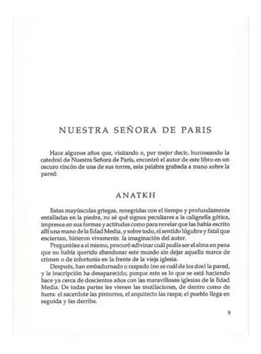Notre Dame De Paris (tapa Dura) / Víctor Hugo