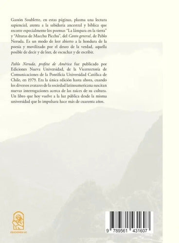 Pablo Neruda, Profeta De America / Gaston Soublette