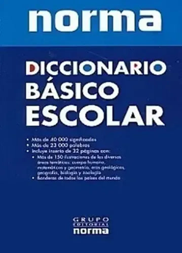 Diccionario Basico Escolar Norma Azul