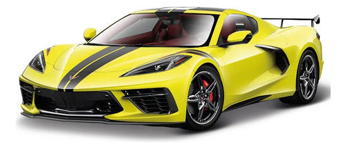 Corvette Stingray Coupe 1:43 Bburago Amarillo