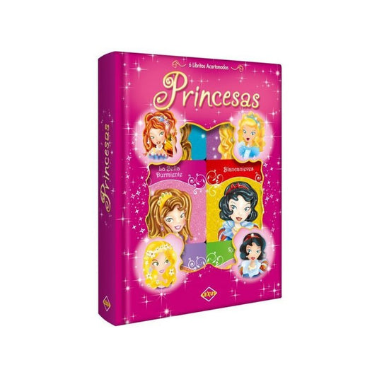 Princesas 6 Libritos Acartonados Cofre Imantado / Lexus