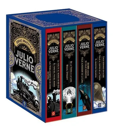 Obras Maestras (4 Tomos Tapa Dura) / Julio Verne