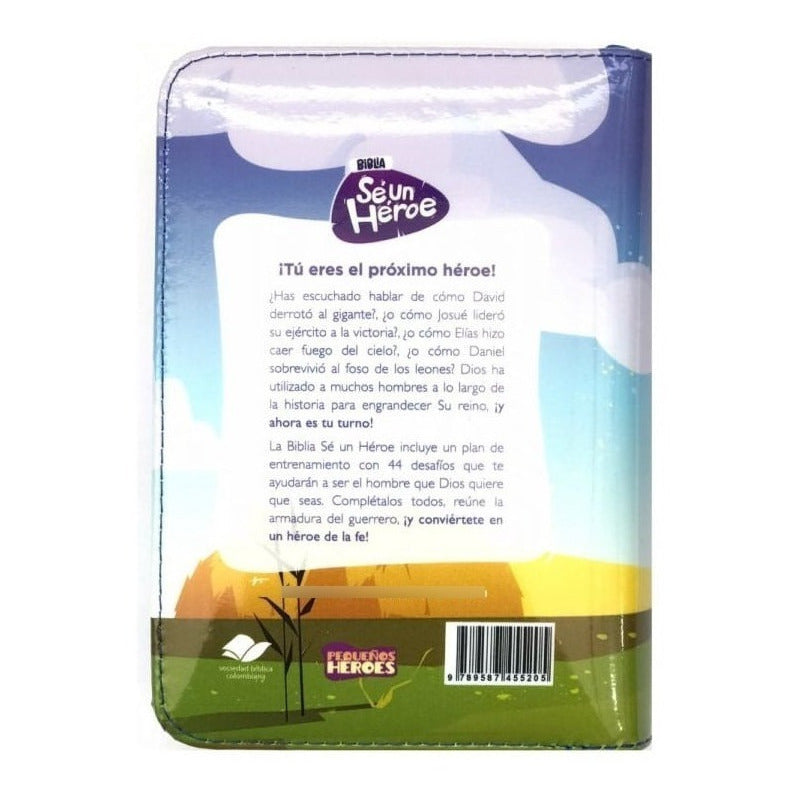 Biblia Para Niños Se Un Heroe Tla Con Funda Y Cierre / Sbl