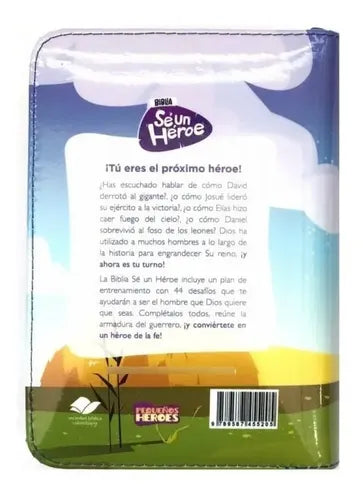 Biblia Para Niños Se Un Heroe Tla Con Funda Y Cierre / Sbl