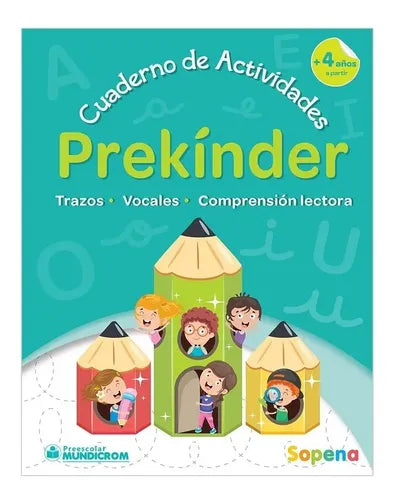 Cuaderno De Actividades Prekinder / Sopena